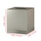Tissue Box | Stainless Steel Square Facial Tissue Box Cover Holder | Brushed Pewter